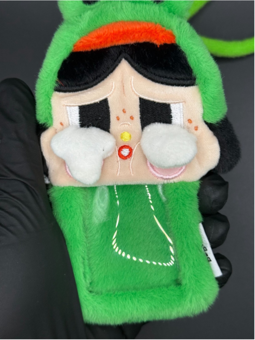 Crybaby Sad Club Card Holder What A Frog Crying Again Plush Keychain Holder - Picture 4 of 8